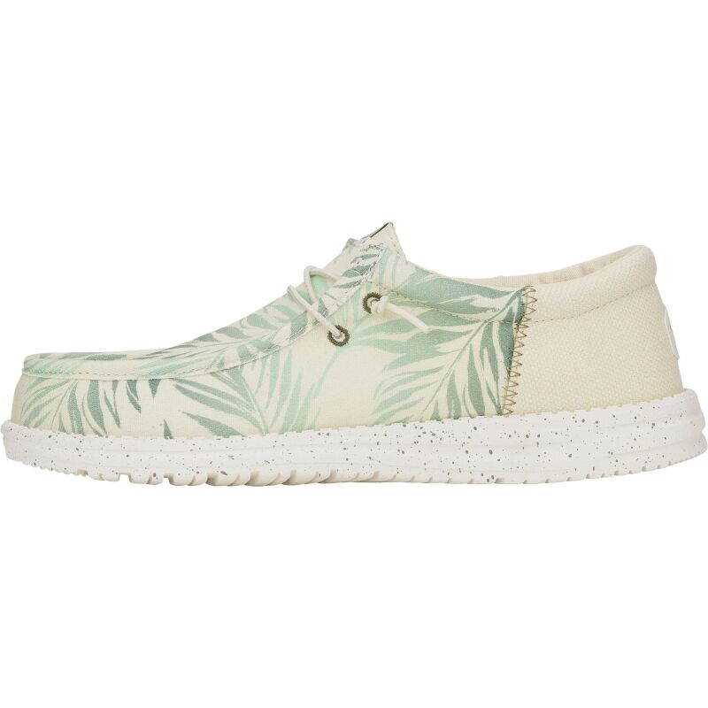 HEYDUDE Wally Funk Psych Palm Men 43119 Light Grey/Celadon Green