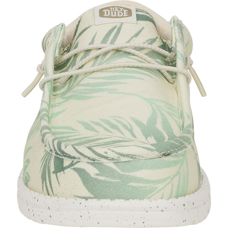 HEYDUDE Wally Funk Psych Palm Men 43119 Light Grey/Celadon Green