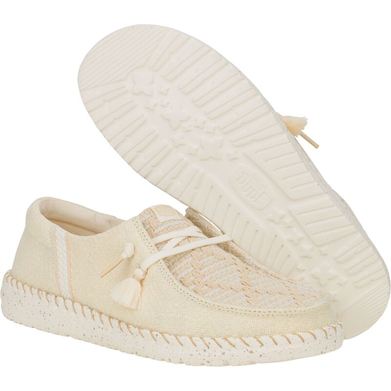 HEYDUDE Wendy Funk Coastal Jute Women 43182 Egret