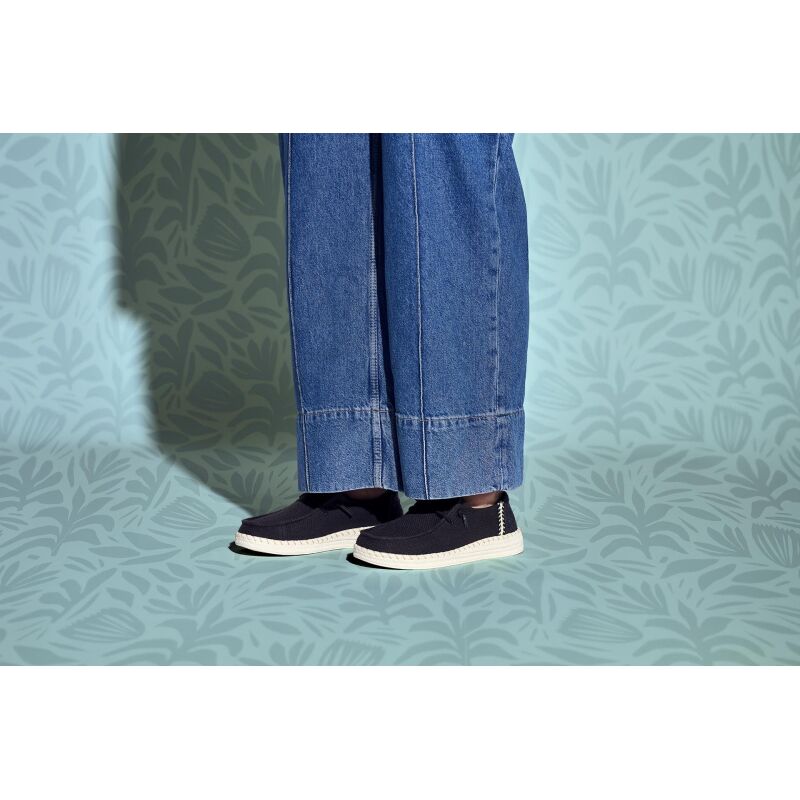 HEYDUDE Wendy Espadrille Woven  43681 Black