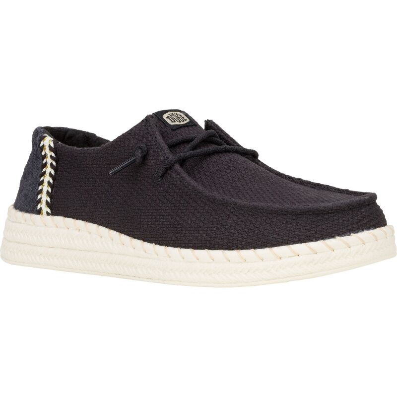 HEYDUDE Wendy Espadrille Woven  43681 Black