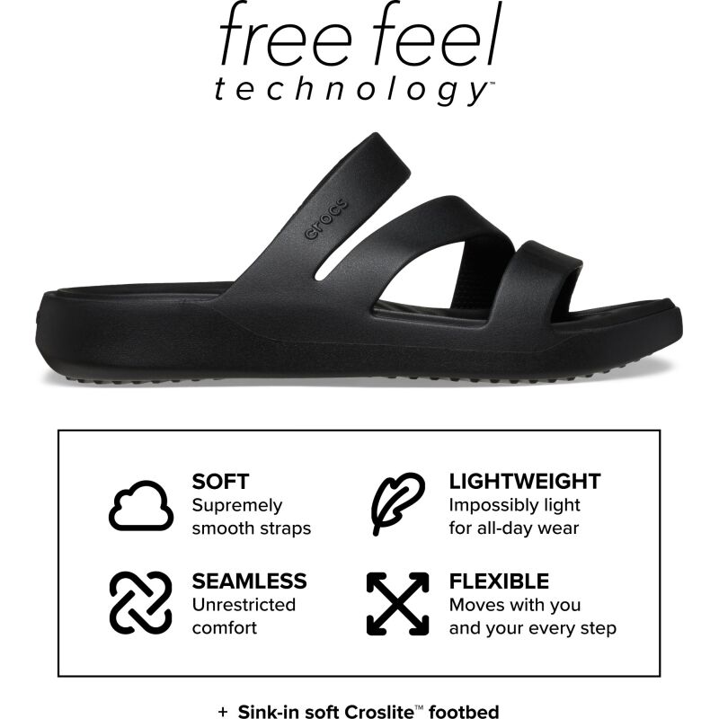 Crocs™ Getaway Strappy Women's Black