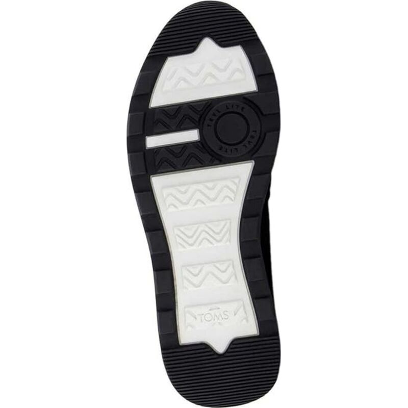 TOMS WATER REPELLANT SUEDE/VINTAGE TWILL MEN'S SNEAKER Black