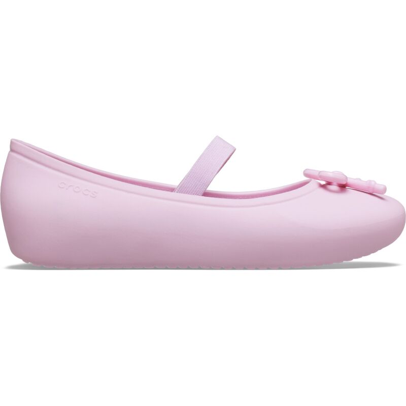 Crocs™ Brooklyn Bow Flat Ballerina Pink
