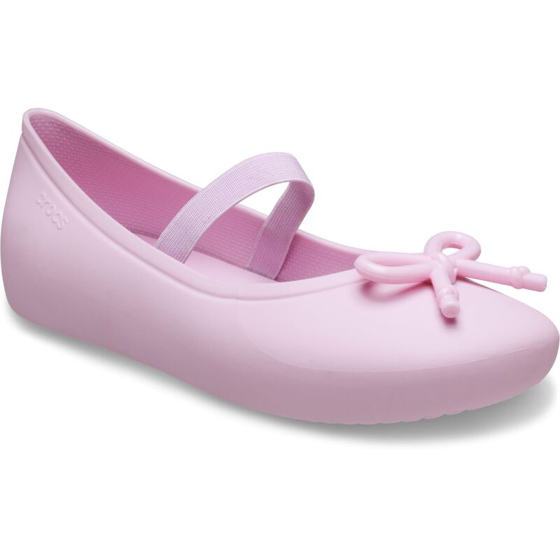Crocs™ Brooklyn Bow Flat Ballerina Pink
