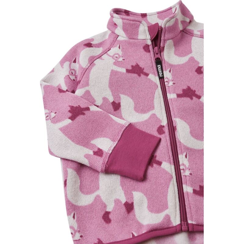 REIMA Fleece Sweater Ornament 5200043A Mauve Pink 4353