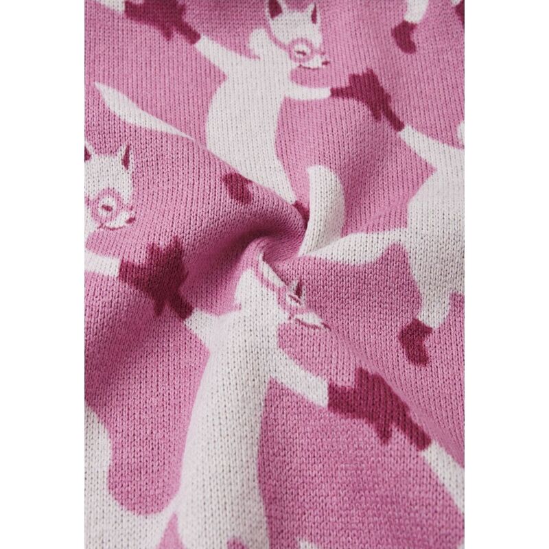 REIMA Fleece Sweater Ornament 5200043A Mauve Pink 4353