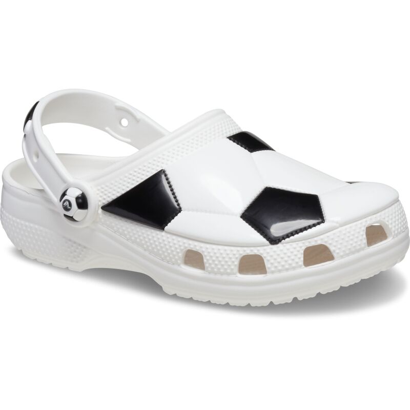Crocs™ Classic Soccer Ball Clog Kid's White/Black