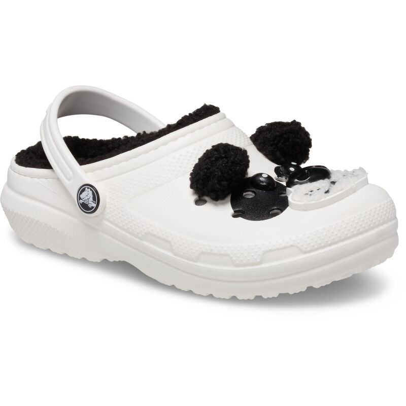Crocs™ Classic Lined Iam Panda Bear Clog Toddler's Chalk/Black