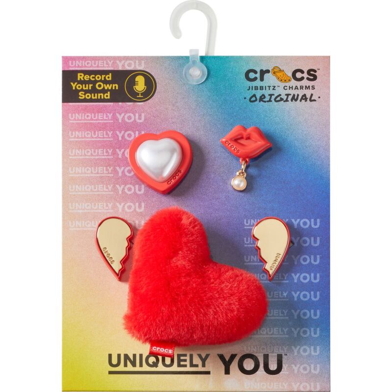 Crocs™ Jibbitz Red Valentines 5 Pack 