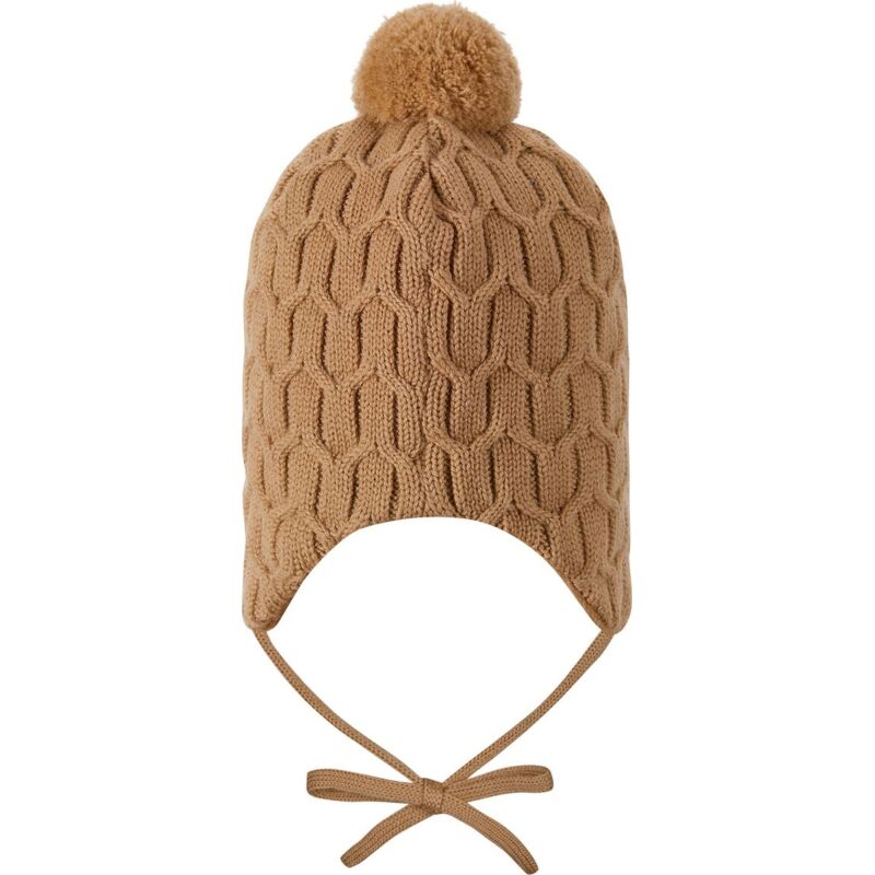 REIMA Merino Wool Beanie Nunavut 5300065B Peanut Brown 11A0