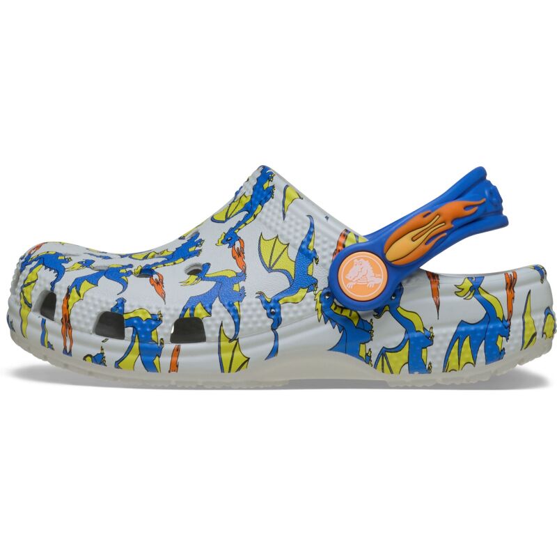 Crocs™ Classic Dragon Graphic Clog Toddlers' Atmosphere