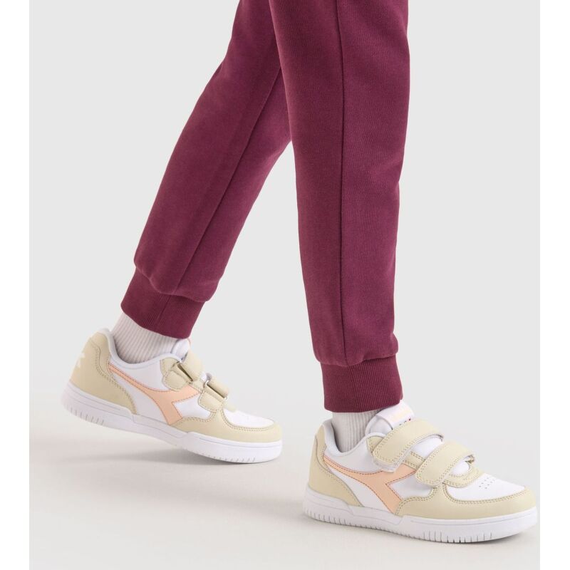 DIADORA Raptor Low PS Kid's White Bone/Pastel Rose Tan