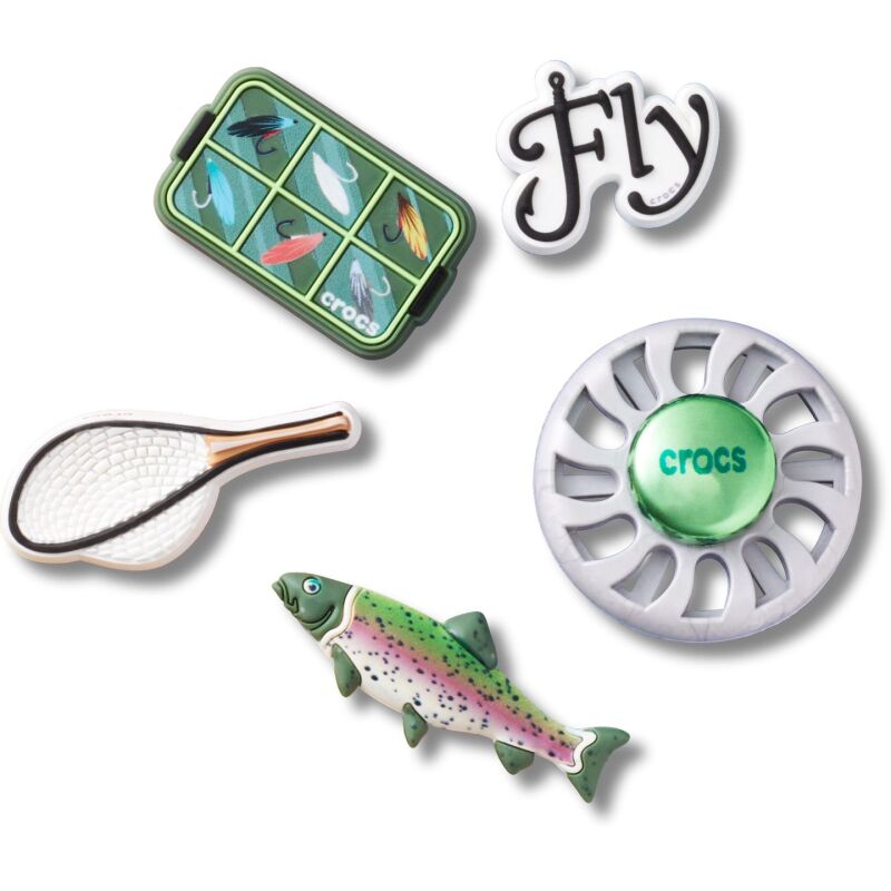 Crocs™ Jibbitz Fly Fishing 5 Pack 