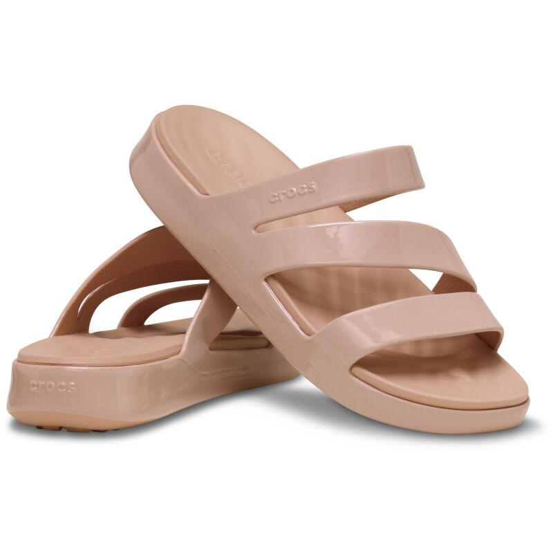 Crocs™ Getaway Patent Strappy Pink Caramel