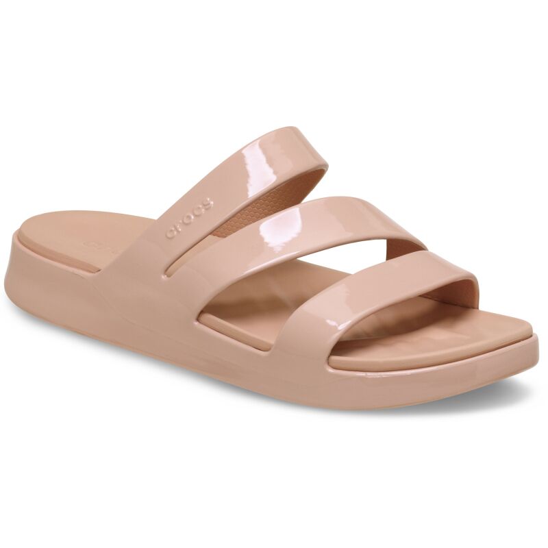 Crocs™ Getaway Patent Strappy Pink Caramel