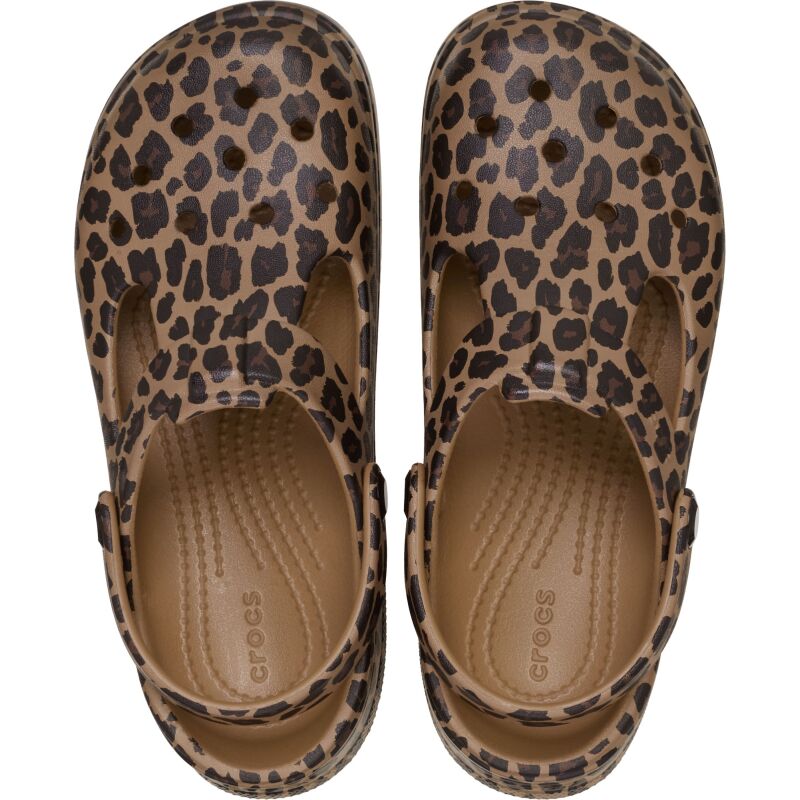 Crocs™ Classic Mary Jane Animal Clog Kid's Sepia/Leopard