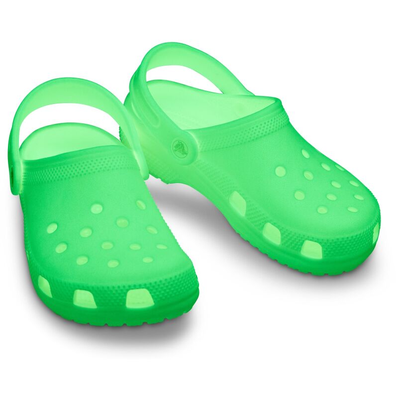 Crocs™ Classic Glow Clog Kid's Glow Green