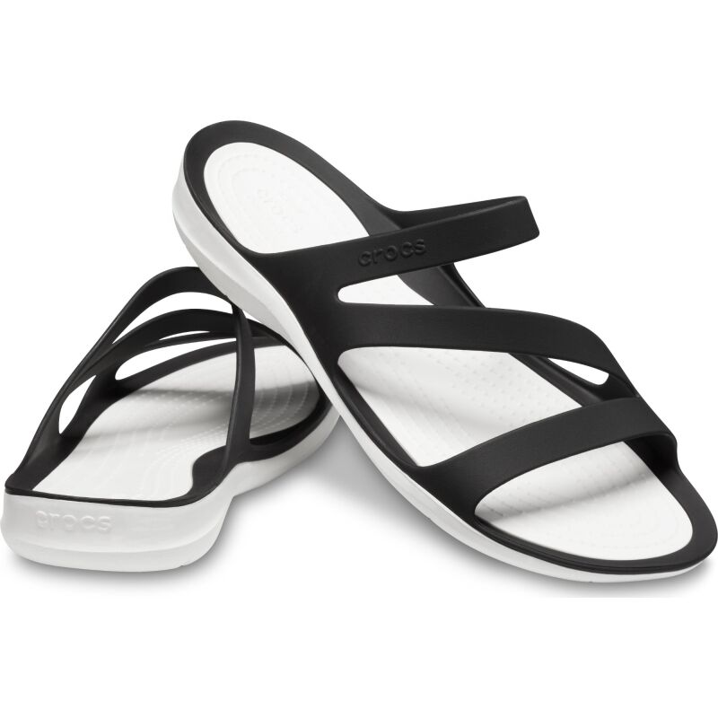 Crocs™ Women's Swiftwater Sandal Black/White