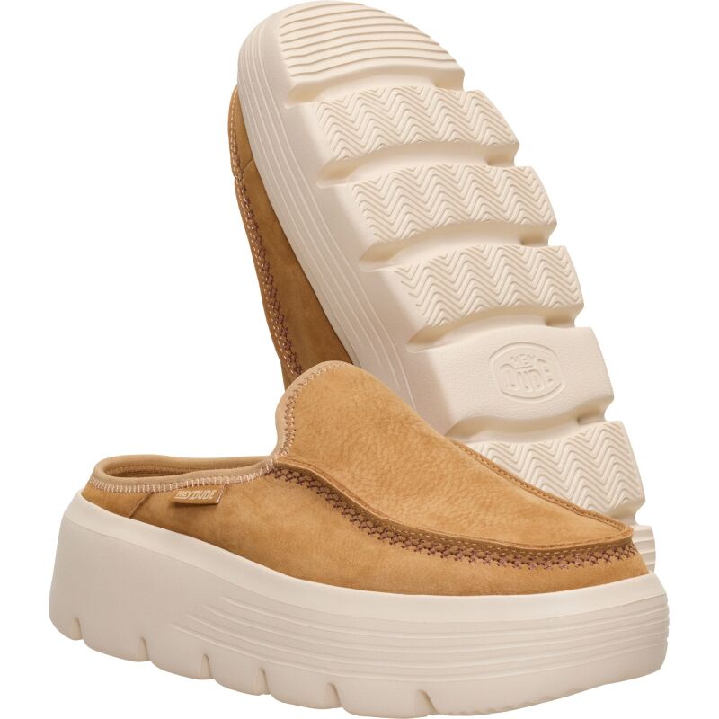 HEYDUDE Austin Edge Leather Women's Tan