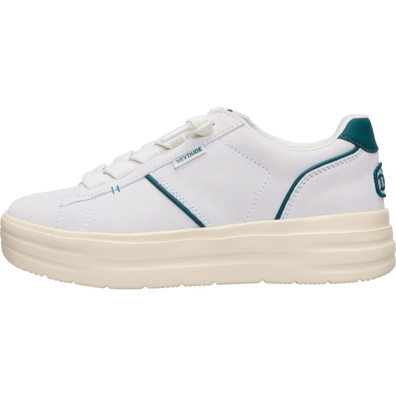 HEYDUDE Karina DBL Duo Suede Women's Egret/Multi