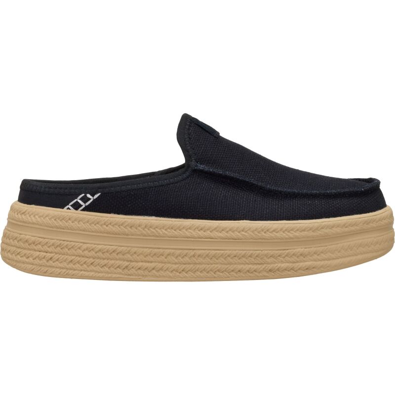 HEYDUDE Austin Lift Espadrille Woven Women's Black