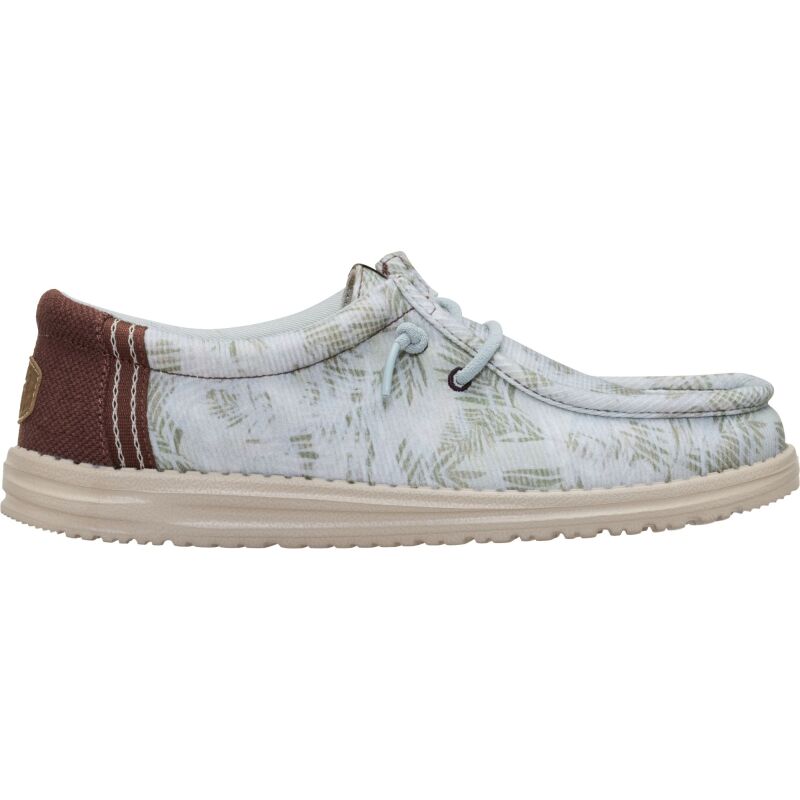 HEYDUDE Wally Washed Palm Men's Harbor Green/Multi
