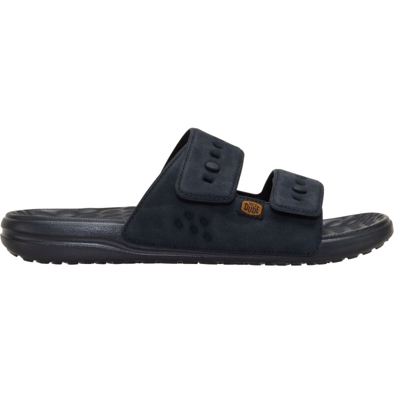 HEYDUDE Wave 2 Strap Slide Classic Men's Black/Black