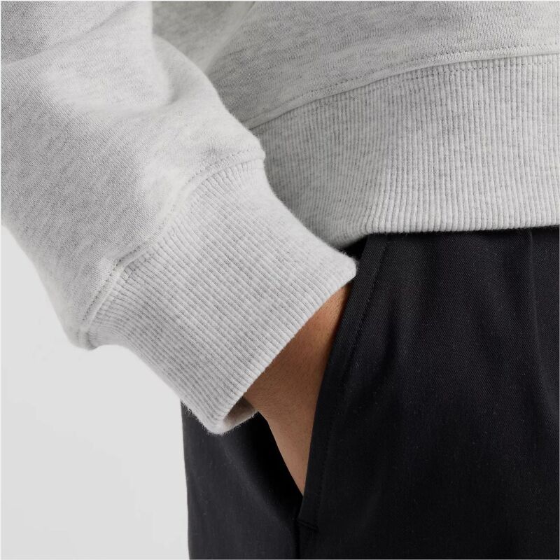 New Balance French Terry Polo Sweatshirt Ash Heather