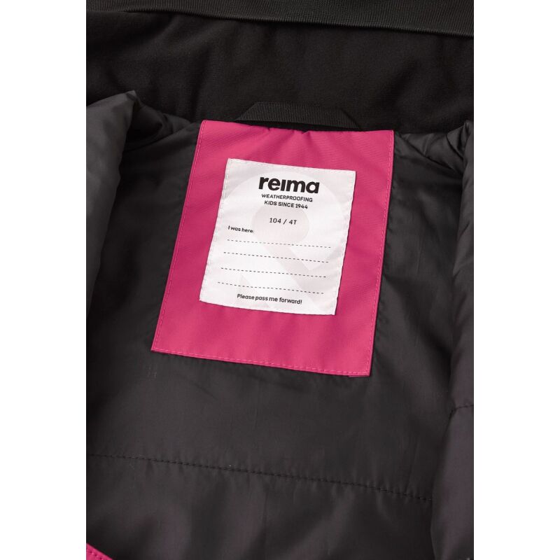 REIMA Waterproof Insulated Overall Sevetti 5100124A Rosy Berry