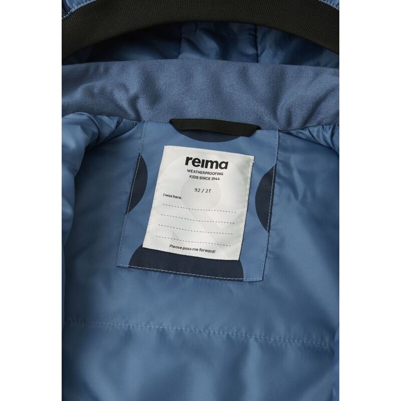 REIMA Marte Mid 5100115B waterproof insulated outdoor jumpsuit Blue Ocean