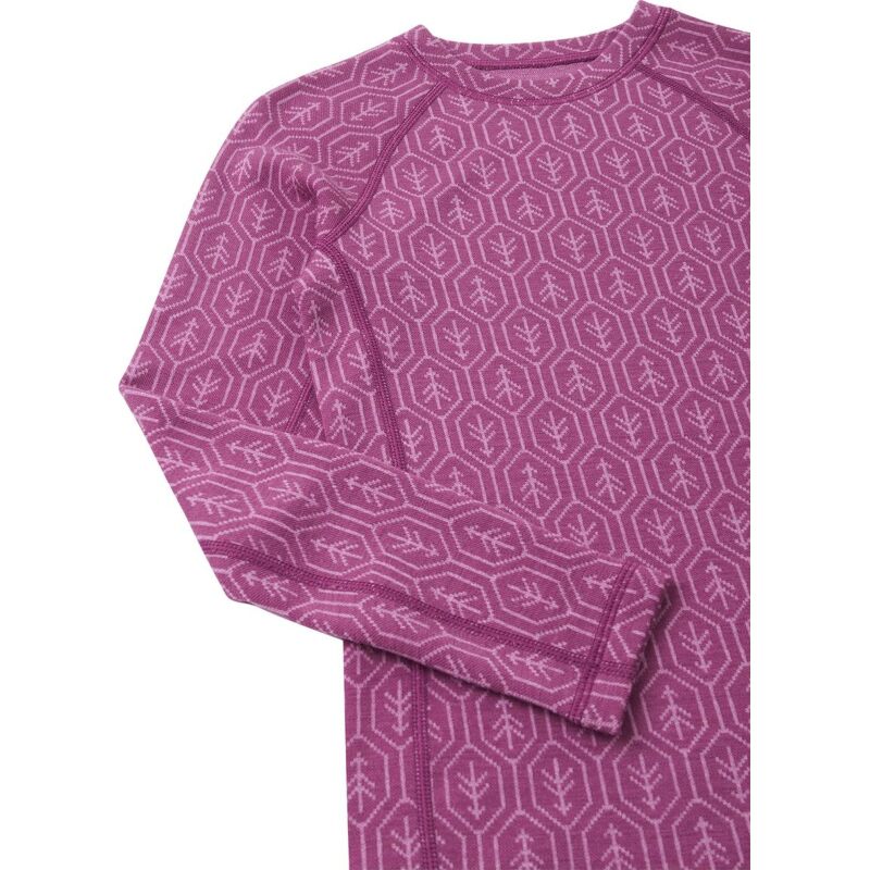 REIMA Wool Base Layer Set Taival 5200032A Red Violet 5391