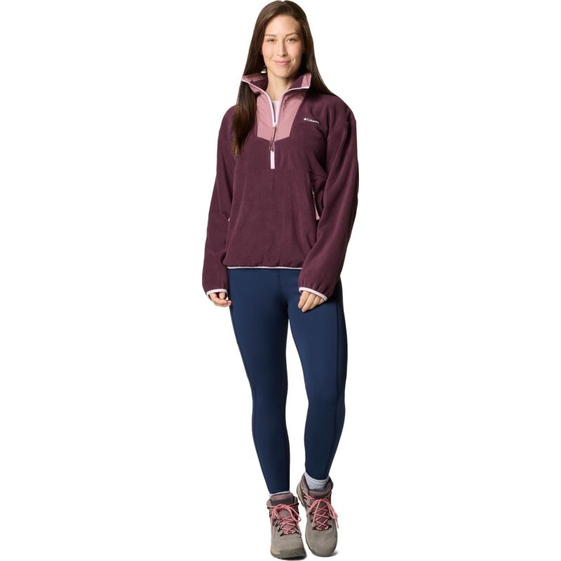 Columbia Sequoia Grove 1/2 Zip Fleece Moonvista/ Fig/ Pink Dawn