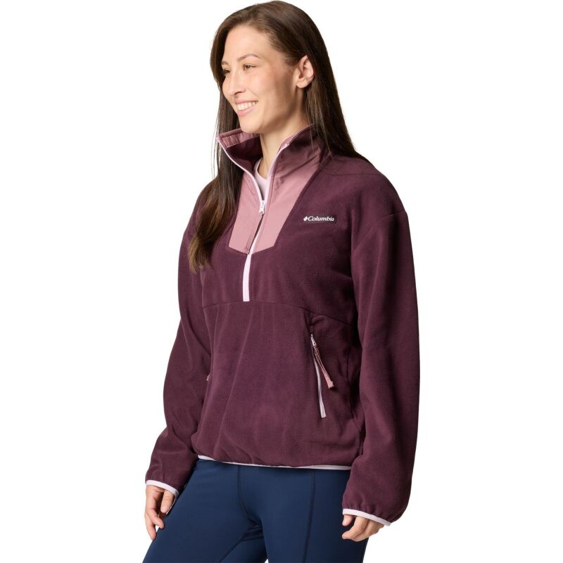 Columbia Sequoia Grove 1/2 Zip Fleece Moonvista/ Fig/ Pink Dawn