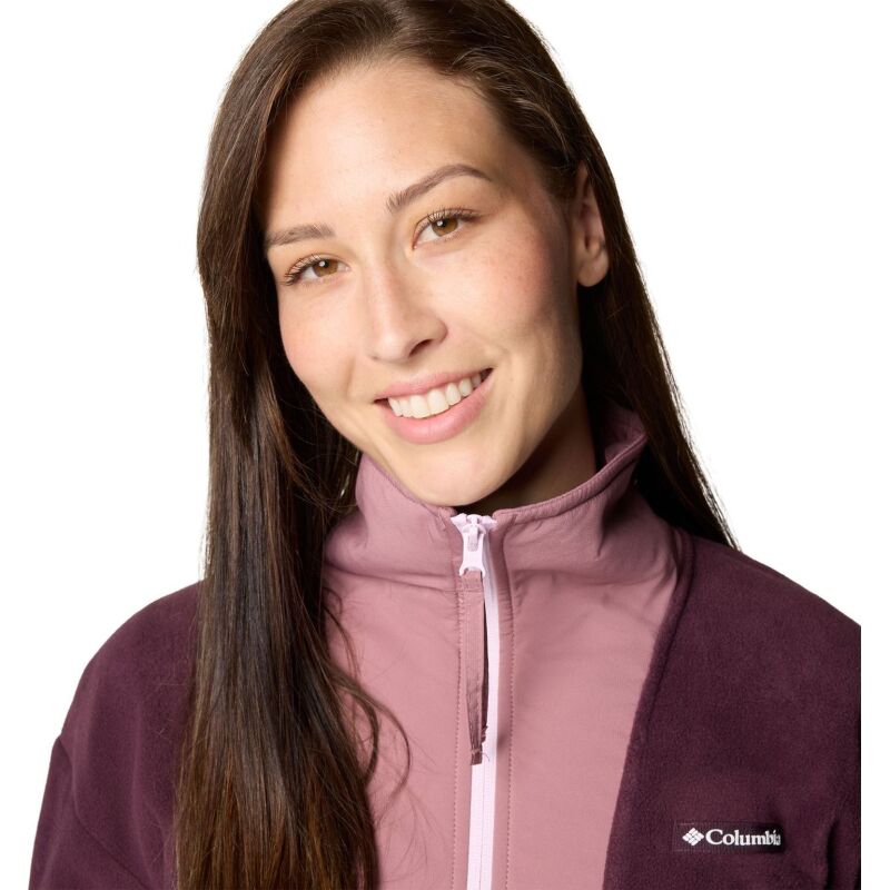 Columbia Sequoia Grove 1/2 Zip Fleece Moonvista/ Fig/ Pink Dawn