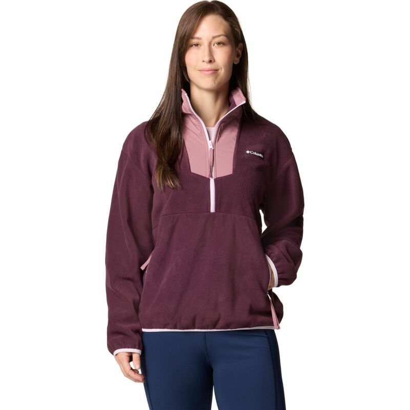 Columbia Sequoia Grove 1/2 Zip Fleece Moonvista/ Fig/ Pink Dawn