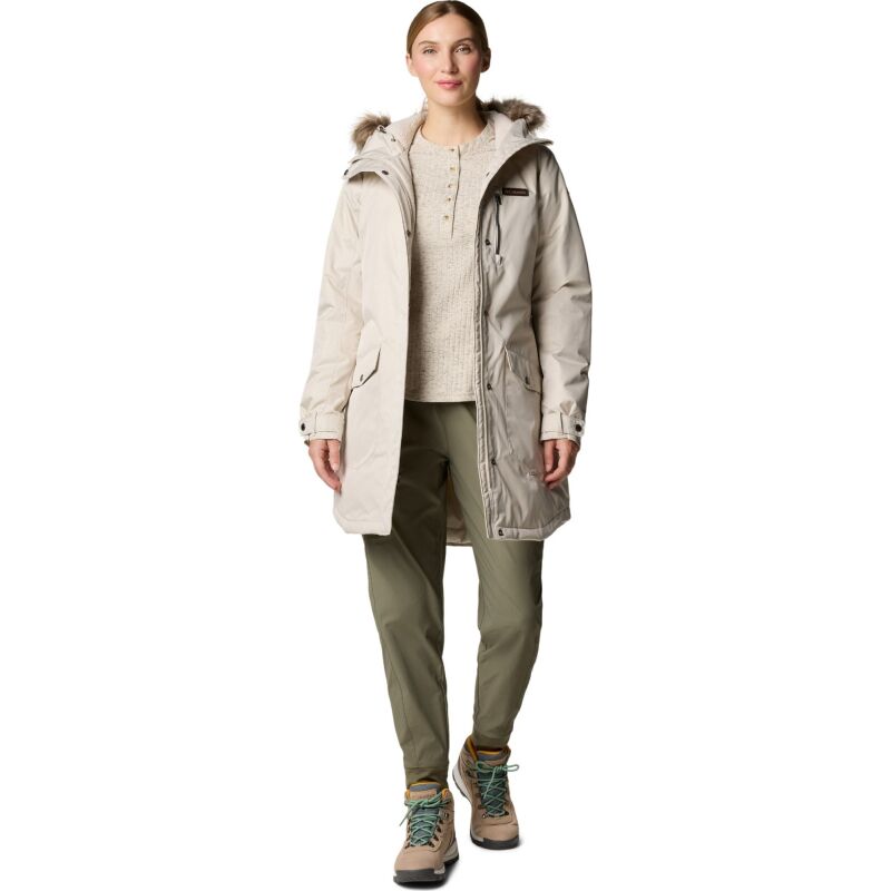 Columbia Suttle Mountain Long Insulated Jacket Women's Dark Stone