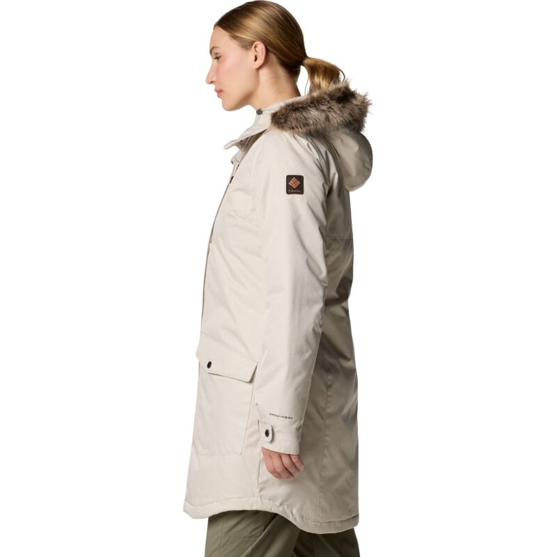 Columbia Suttle Mountain Long Ins Jaket Women's Dark Stone