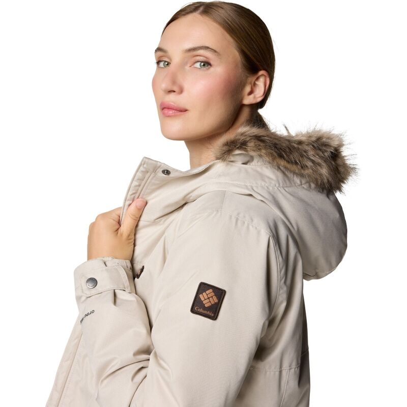 Columbia Suttle Mountain Long Ins Jaket Women's Dark Stone