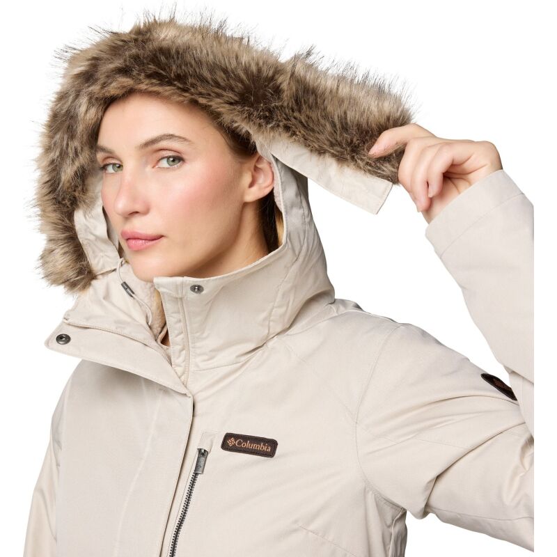 Columbia Suttle Mountain Long Ins Jaket Women's Dark Stone