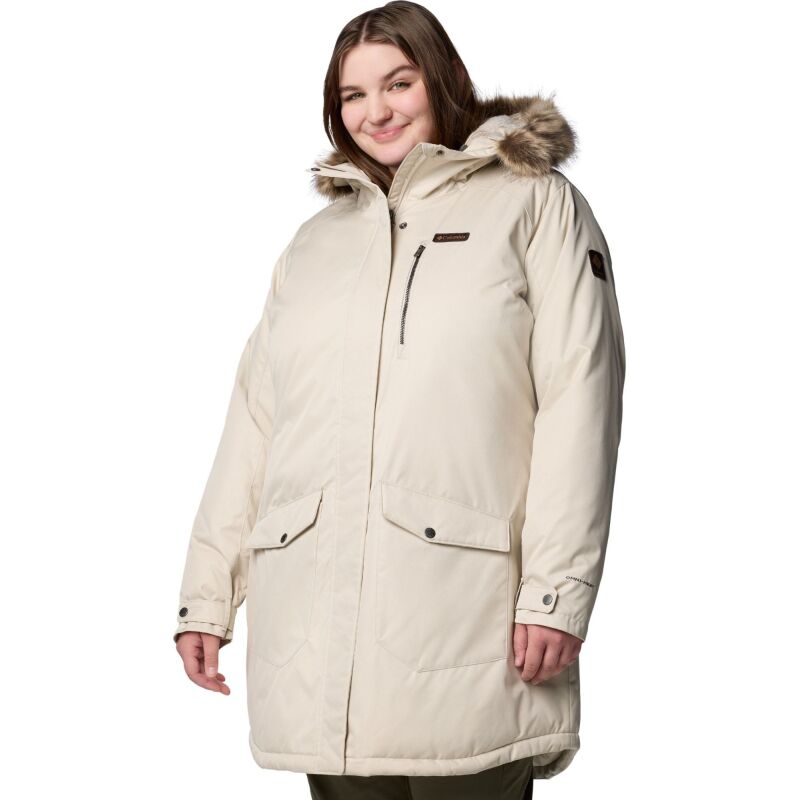 Columbia Suttle Mountain Long Ins Jaket Women's Dark Stone