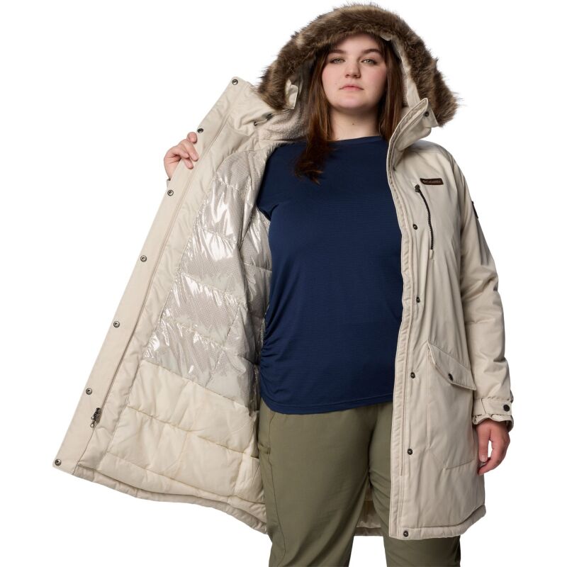 Columbia Suttle Mountain Long Ins Jaket Women's Dark Stone