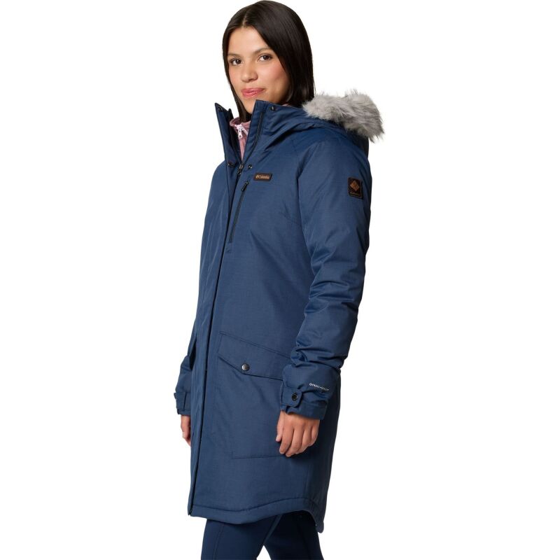 Columbia Suttle Mountain Long Insulated Jacket Women's Collegiate Navy