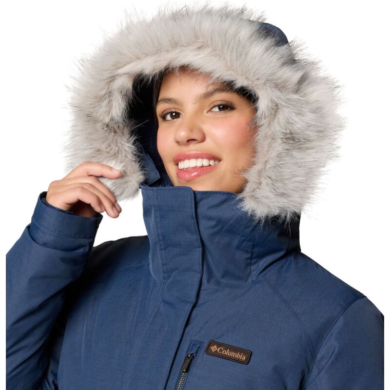 Columbia Suttle Mountain Long Insulated Jacket Women's Collegiate Navy