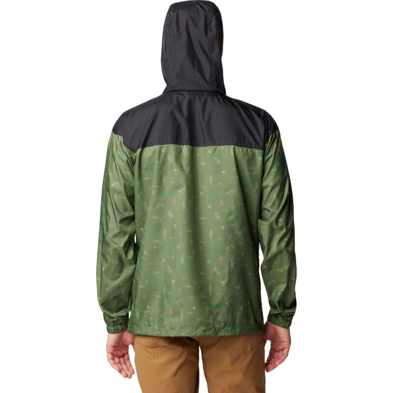 Columbia Flash Challenger Novelty Windbreaker Men's Canteen Explore