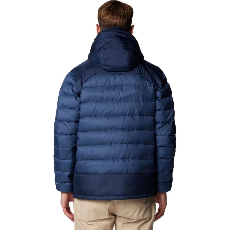 Columbia Autumn Park II Down Hooded Jacket Men's Dark Mountain/ Collegiate Navy