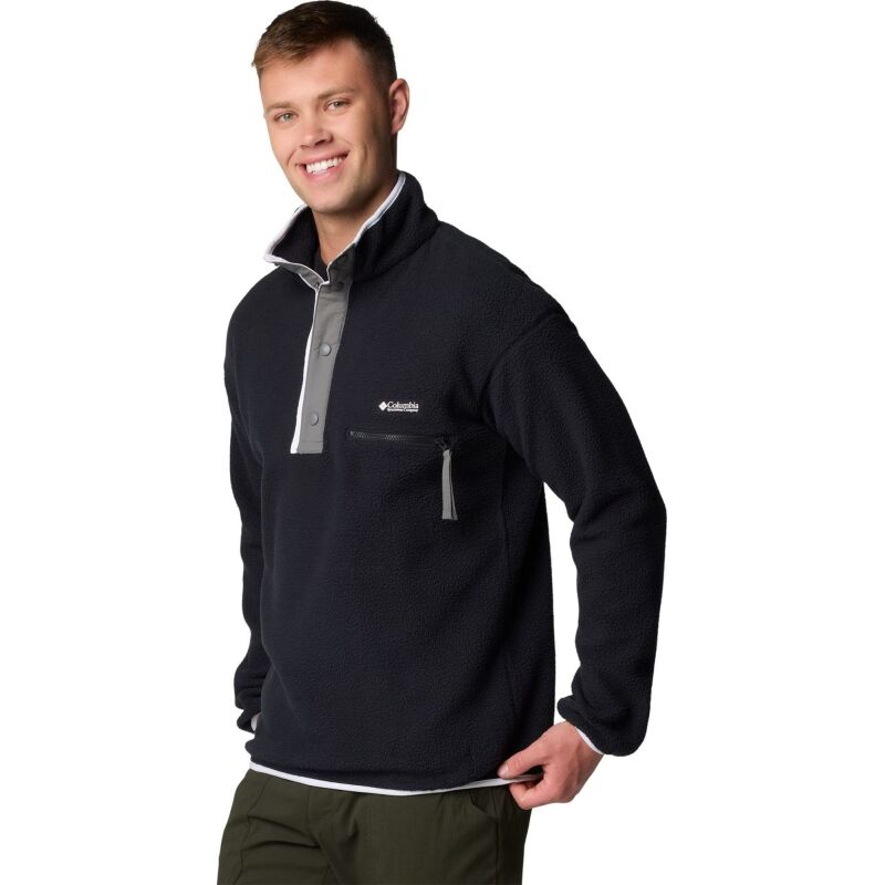 Columbia Helvetia II Half Snap Fleece Men's Black