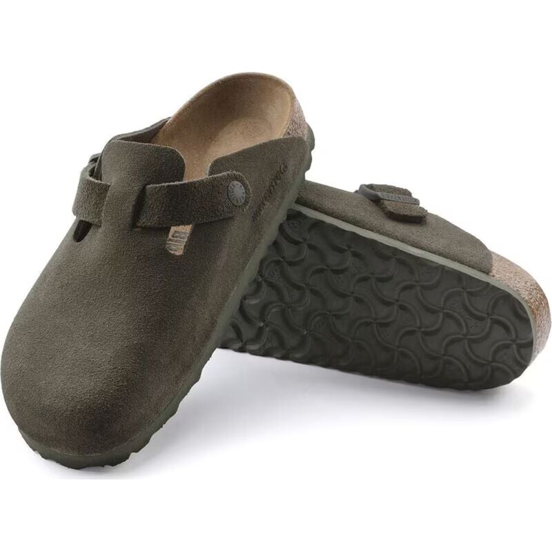 Birkenstock Boston Suede Leather Thyme