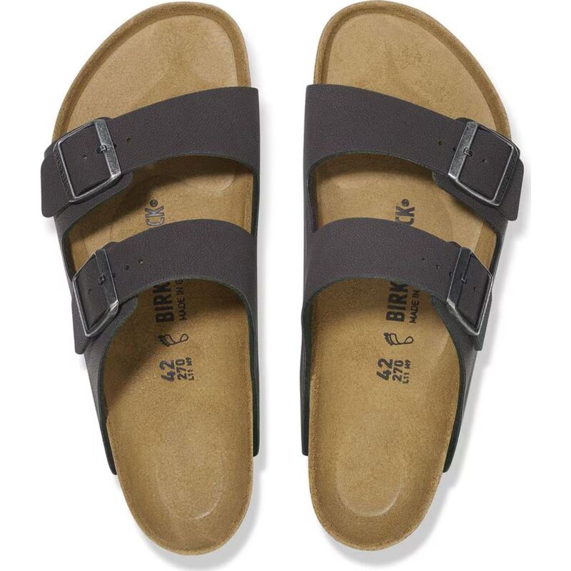 Birkenstock Arizona Birko-Flor Velvet Gray
