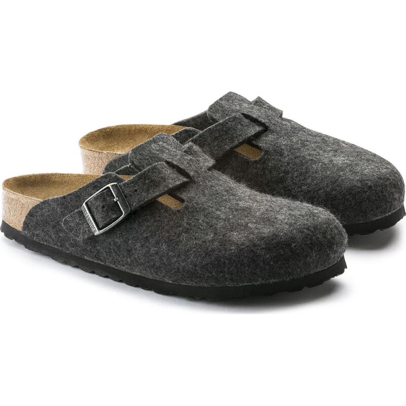 Birkenstock Boston Wool Anthracite
